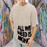 men Oversized Graphic Tees Streetwear Baggy Shirts Y2k Vintage Acid Wash Cotton Tshirt Harajuku  Shirt Men - Image 2