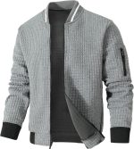 men Lightweight Jacket Casual Bomber Jacket Varsity Coat